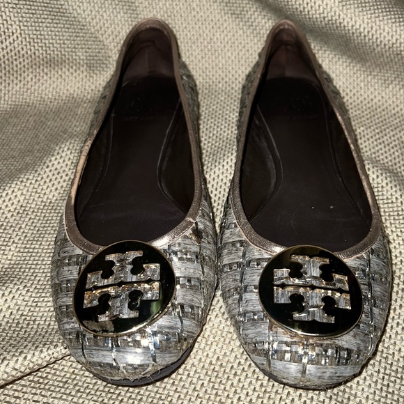 Straw Tory Burch Flats - Picture 2 of 6